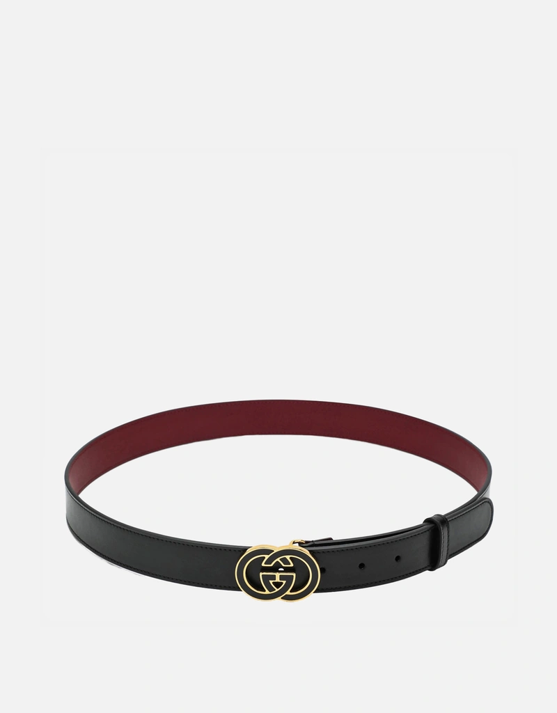 Gucci インターロッキングGバックル付きベルト (ベルト) IFCHIC.COM