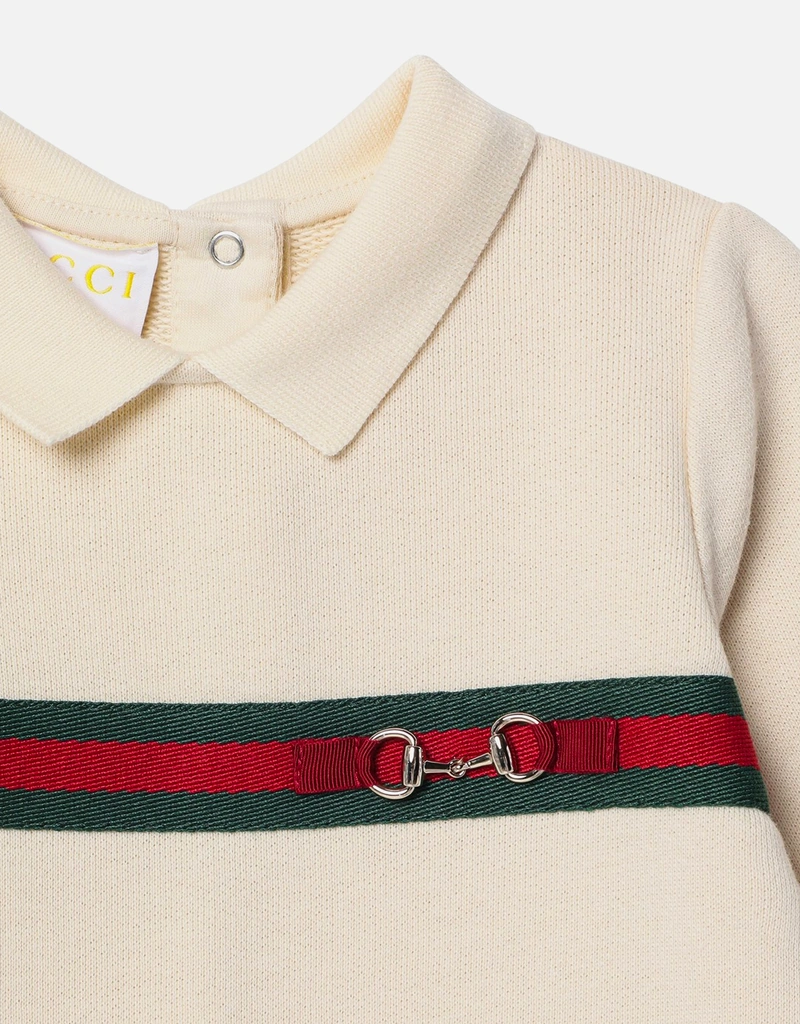 Gucci Kids 兒童兩件式棉質套裝附銜環細節(男孩（4-16 歲）,男孩服裝