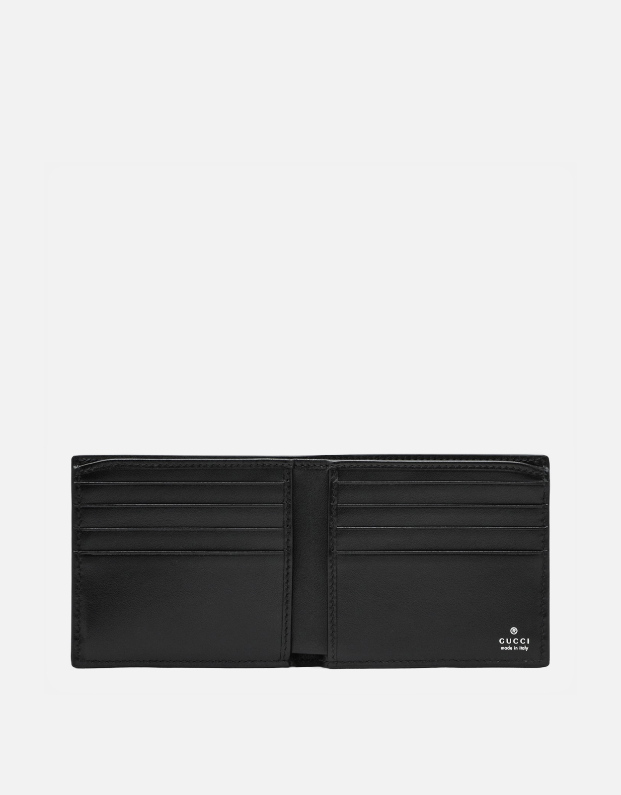 Gucci メンズ二つ折りレザーホースビット財布 (アクセサリ,Wallets and