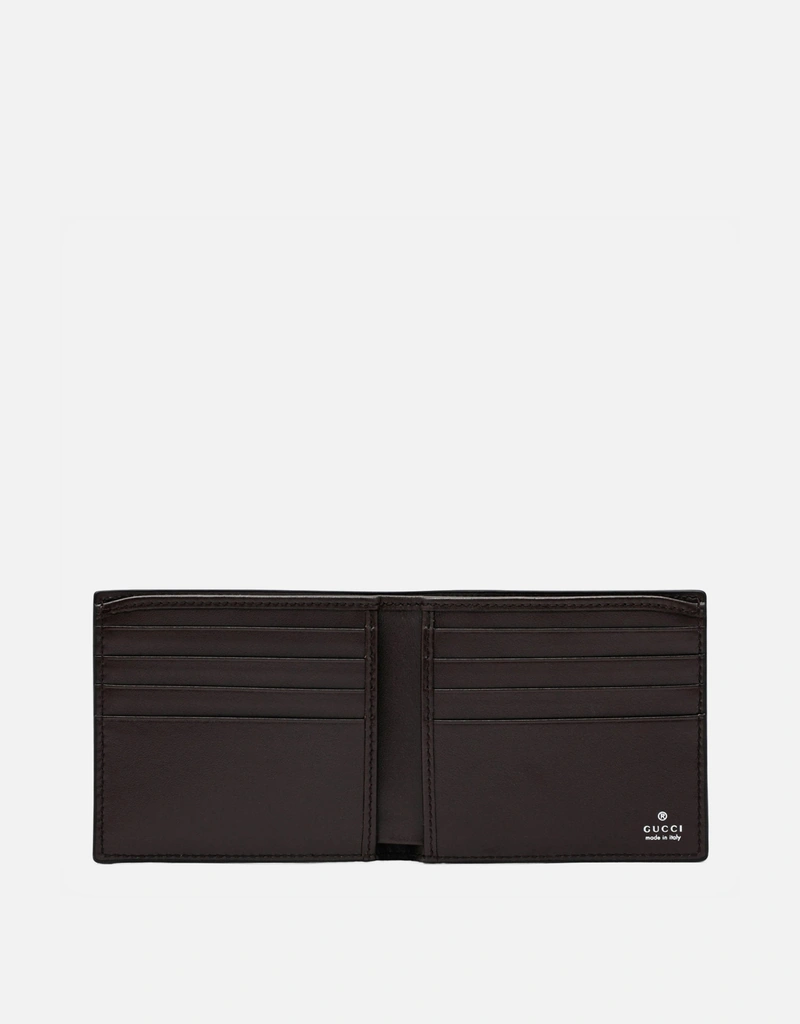 Gucci メンズホースビット付き二つ折りレザー財布 (アクセサリ,Wallets