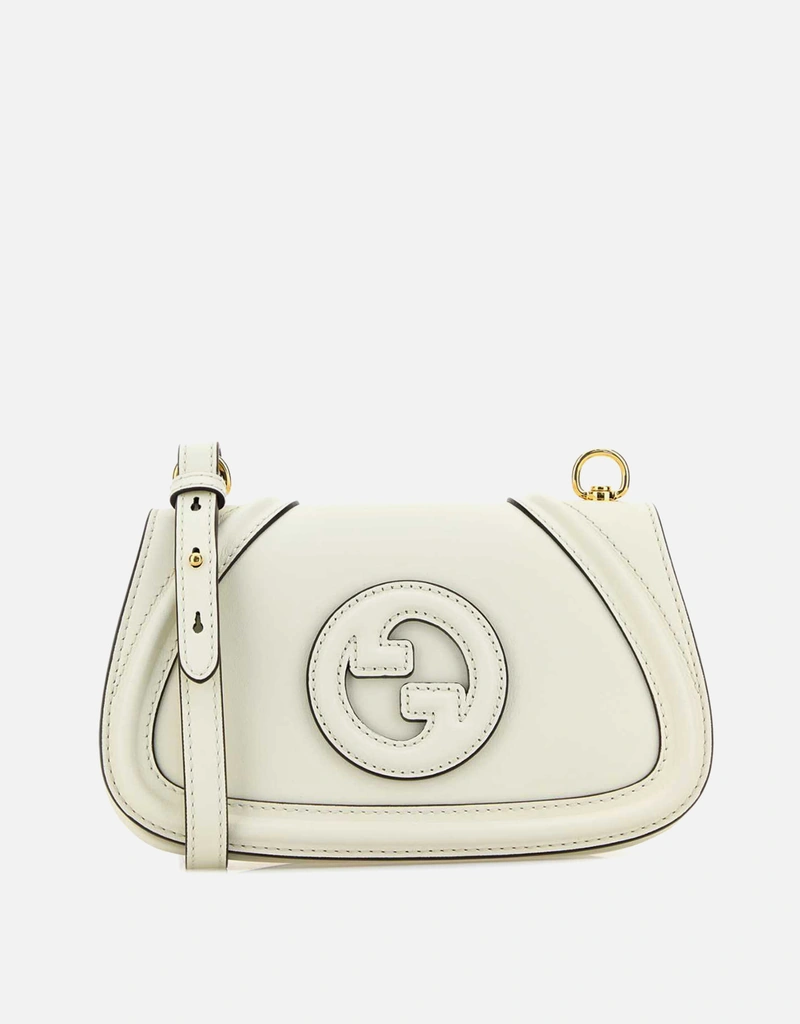 【美品】GUCCI グッチ レザーボディバッグ　ホワイト GUCCI（グッチ） ソーホー ショルダーバッグ レザー 536224 ホワイト