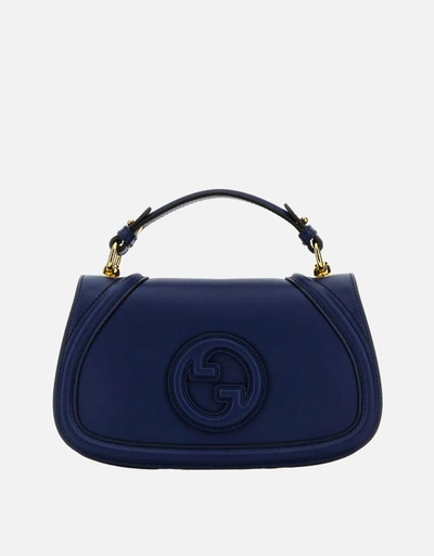 GUCCI ボディバッグ ネイビー レザー GUCCI（グッチ） バッグ メンズ ブランド ボディバッグ ウエストバッグ