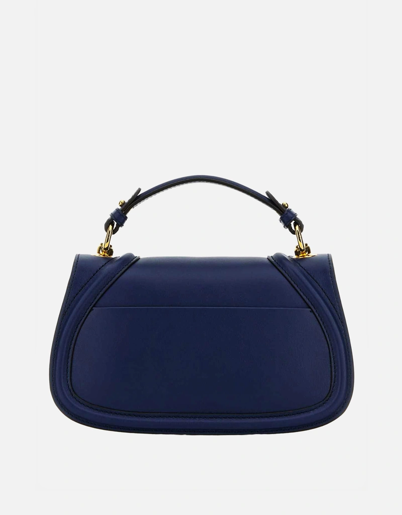 Gucci ブルーカーフレザー中型トップハンドルバッグ () IFCHIC.COM