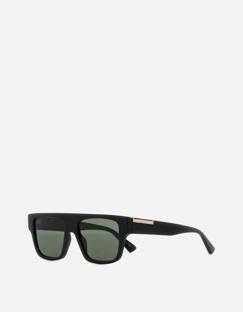 極太セル■アセテート■グリーングラデーション■新品■黒縁■スクエア■サングラス Gucci メンズ長方形フレームブラックアセテートサングラス () IFCHIC.COM