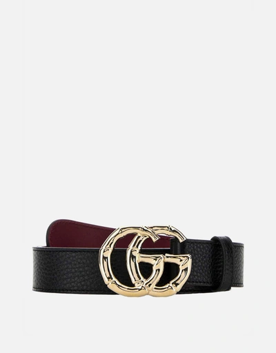 ベルト Gucci's a belt インターロッキングG バックル付き リバーシブル レザー ベルト