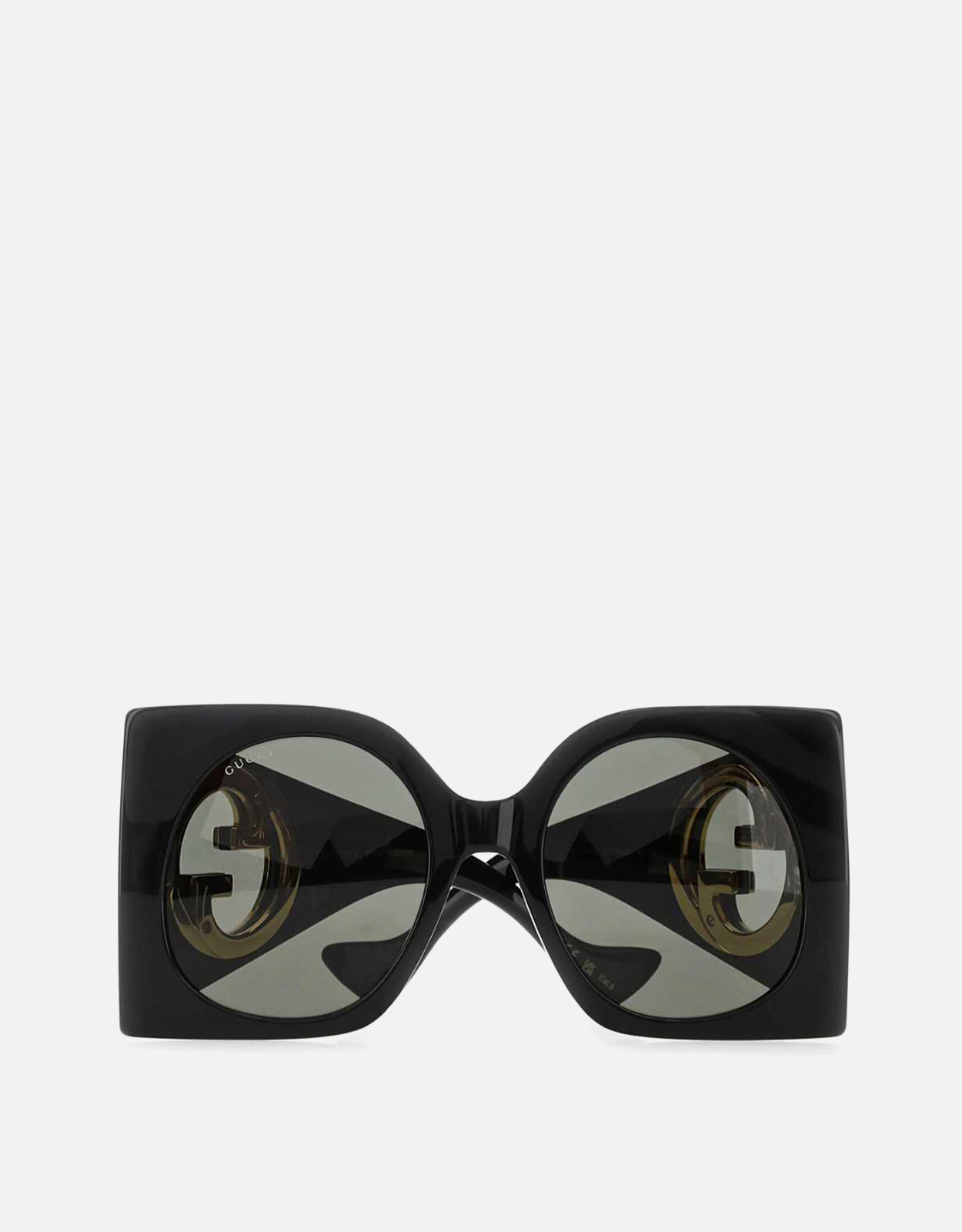 Gucci ブラックアセテートサングラス () IFCHIC.COM