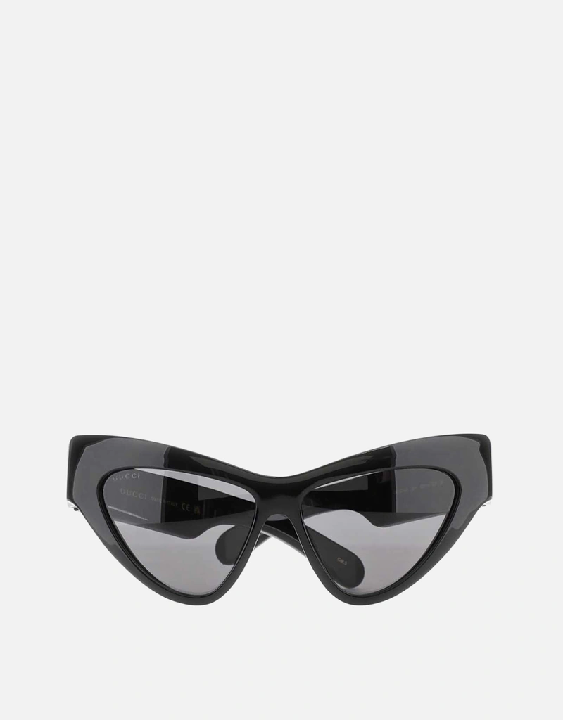 Gucci ブラックアセテートサングラス () IFCHIC.COM