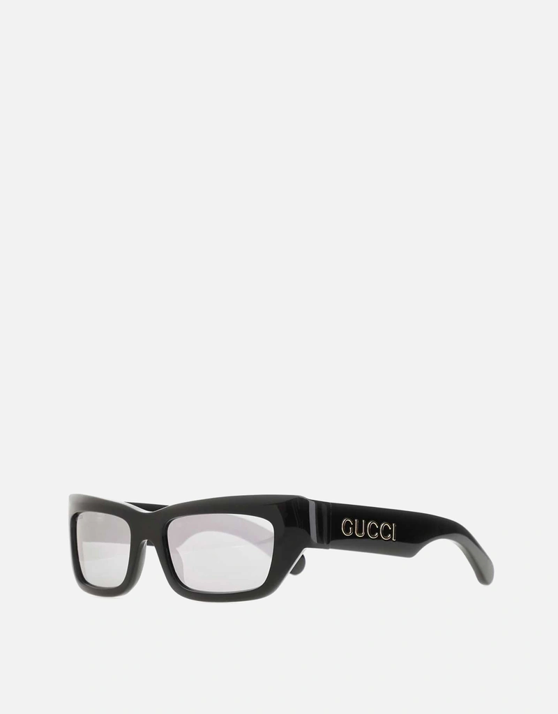 Gucci メンズ ブラックアセテートサングラス () IFCHIC.COM