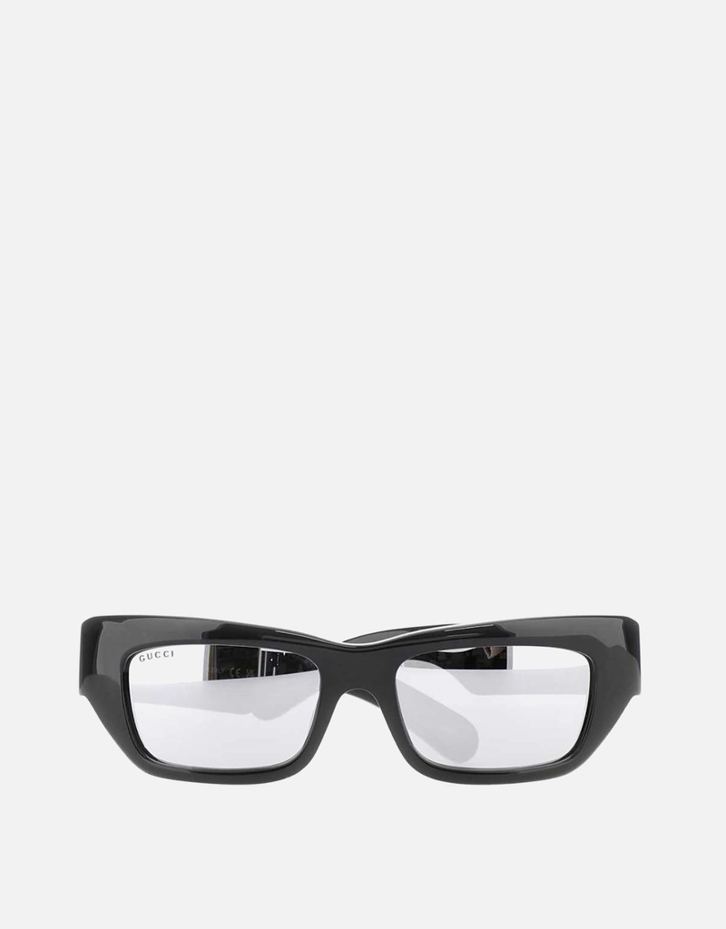 Gucci メンズ ブラックアセテートサングラス () IFCHIC.COM