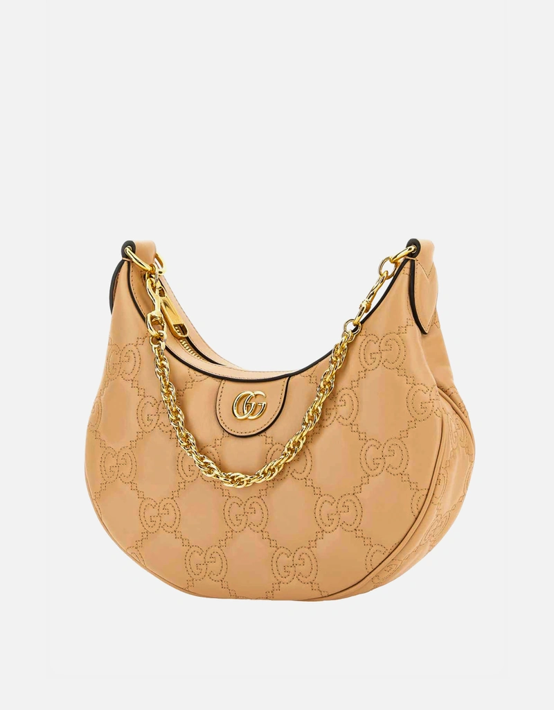 Gucci スモールレザーライオンGGハンドバッグ () IFCHIC.COM