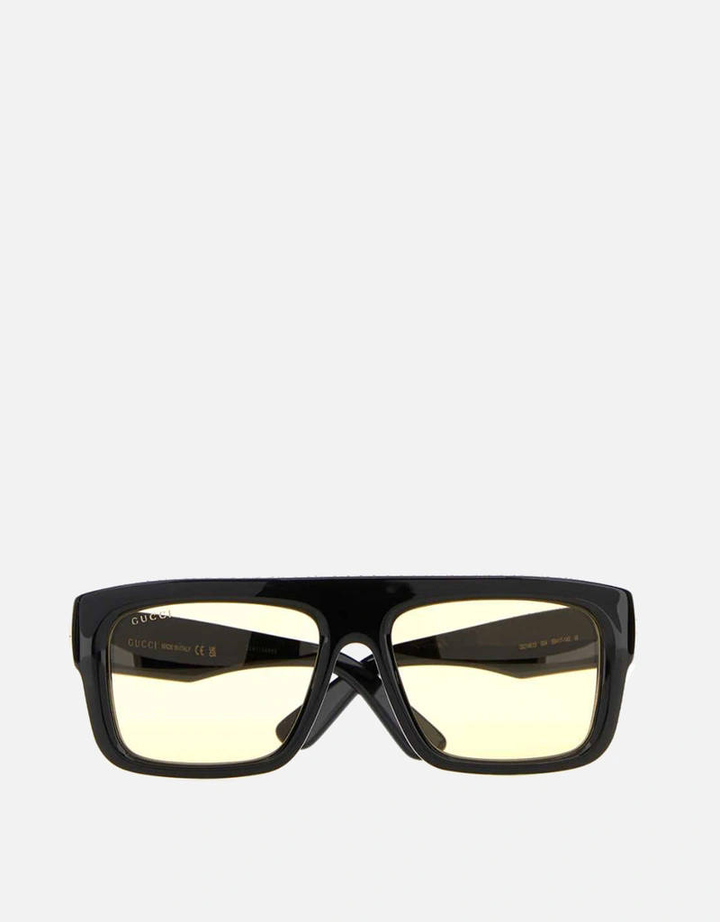GUCCI サングラス ブラック イエロー GUCCI（グッチ） サングラス ブラック×イエロー 入園 入学 就職 母の日