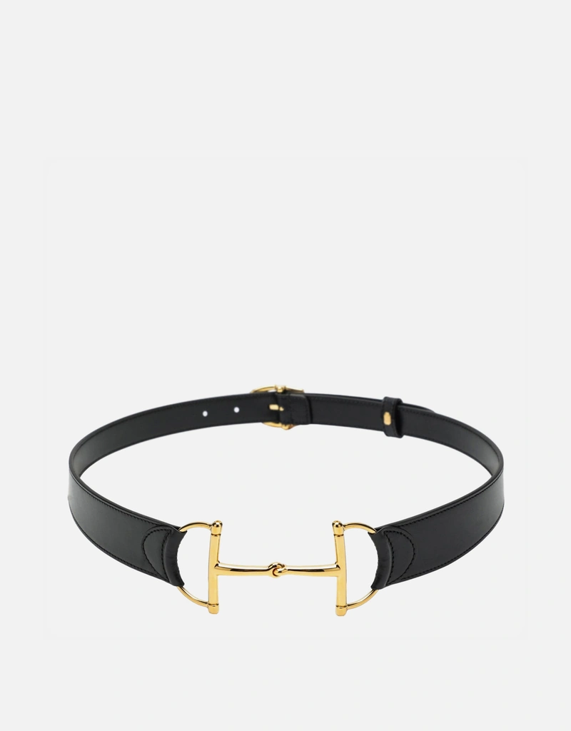 Gucci オーバーサイズホースビット付きベルト (ベルト) IFCHIC.COM