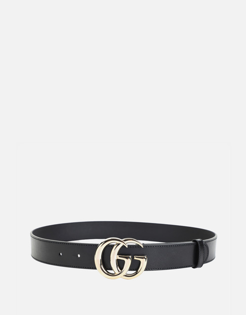 GUCCI ブラック ベルト Gucci ブラックカーフレザー細ベルト (すべての新品) IFCHIC.COM