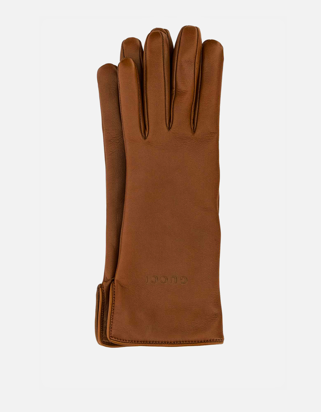 Gucci キャラメルレザーグローブ () IFCHIC.COM