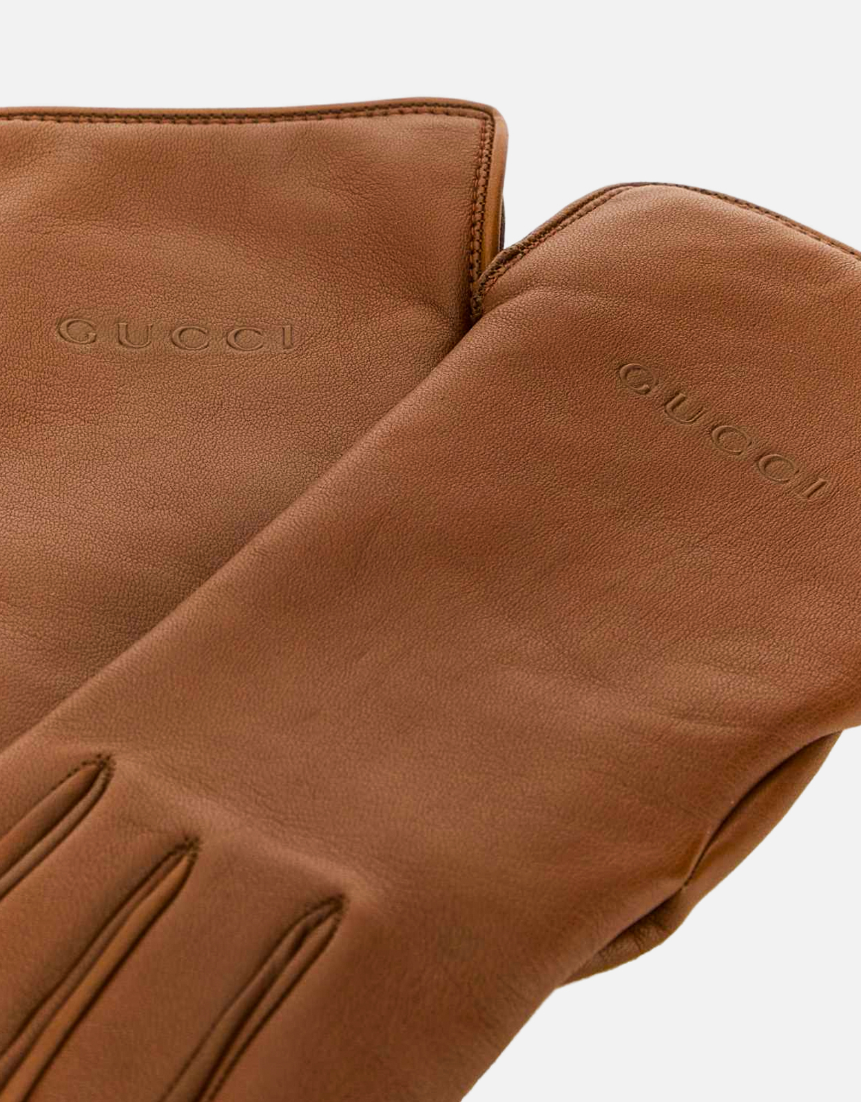 Gucci キャラメルレザーグローブ () IFCHIC.COM