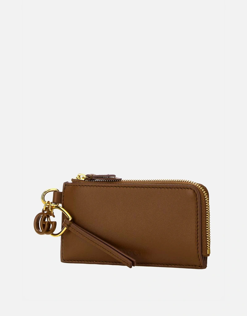 Gucci ダブルGチャームレザーカードケース () IFCHIC.COM