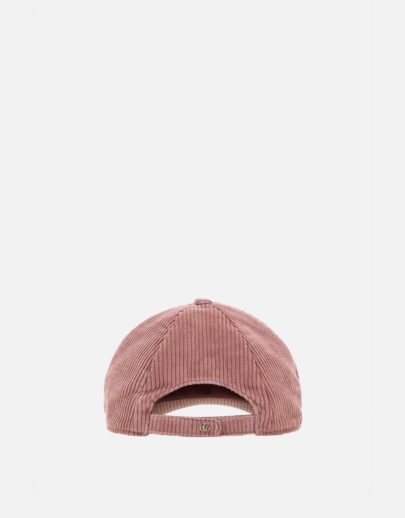 Gucci ピンクコーデュロイベースボールキャップ () IFCHIC.COM