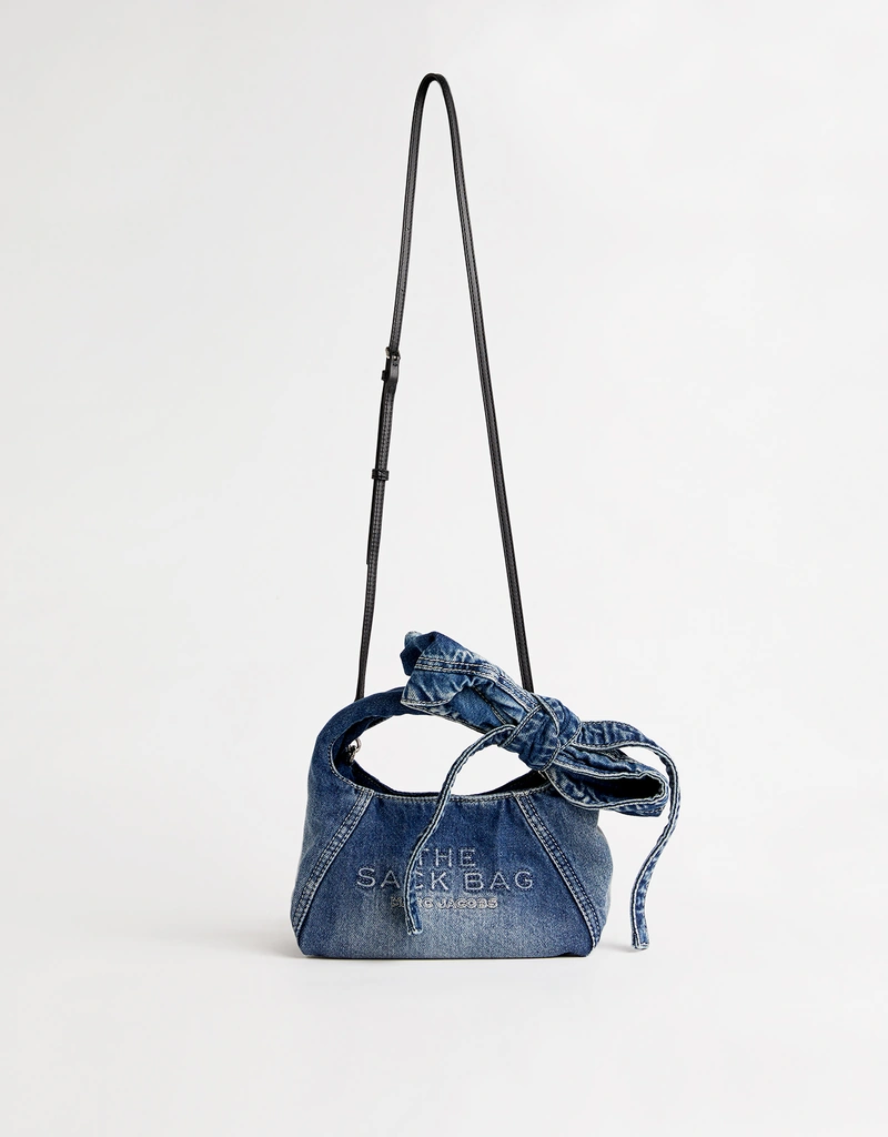 Marc Jacobs The Sack Mini Denim Bow Handbag (All New In,Bags