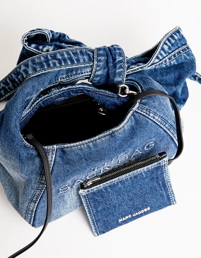 Marc Jacobs The Sack Mini Denim Bow Handbag (すべての新品,バッグ