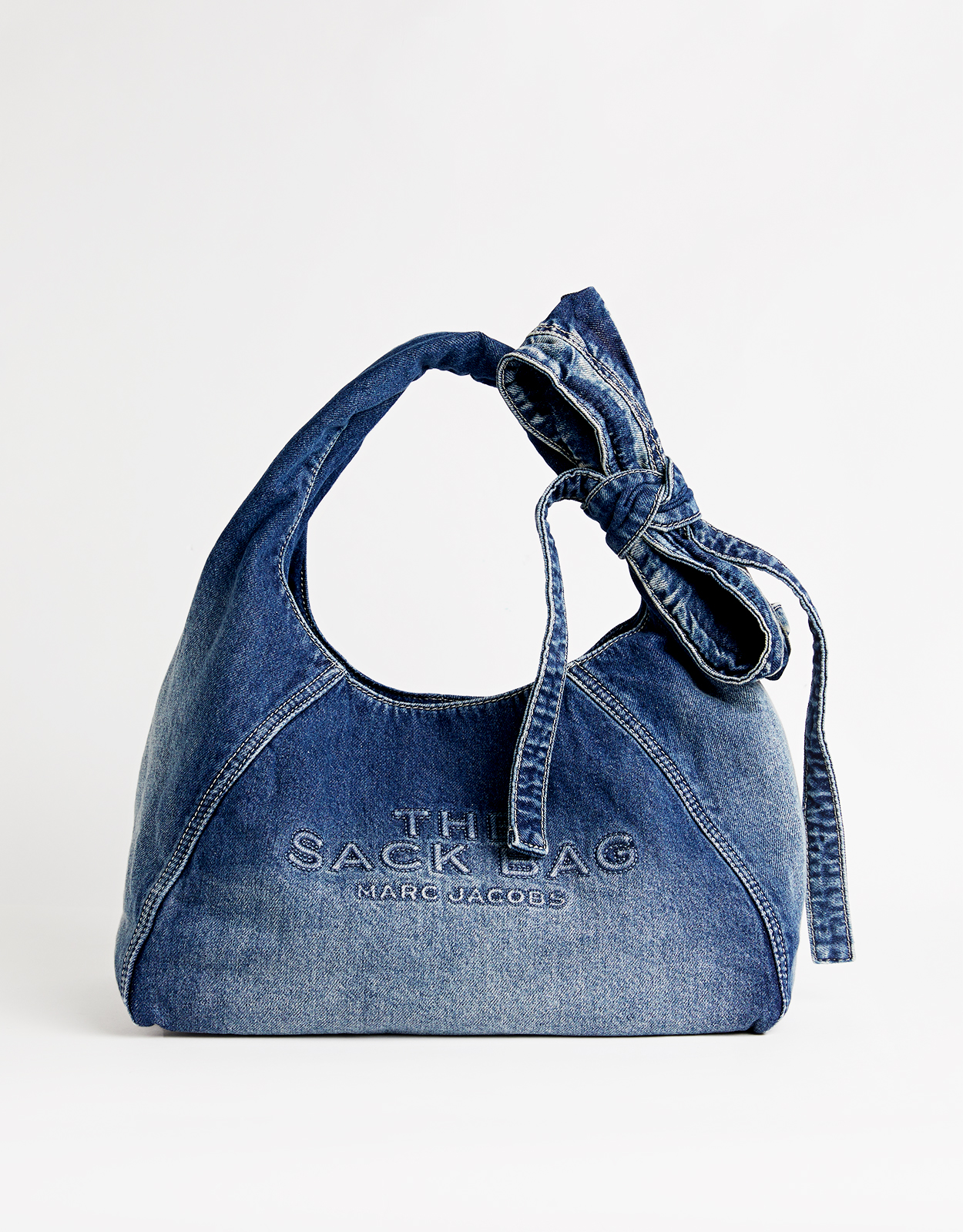 Marc Jacobs The Sack Denim Bow Handbag (すべての新品,バッグ