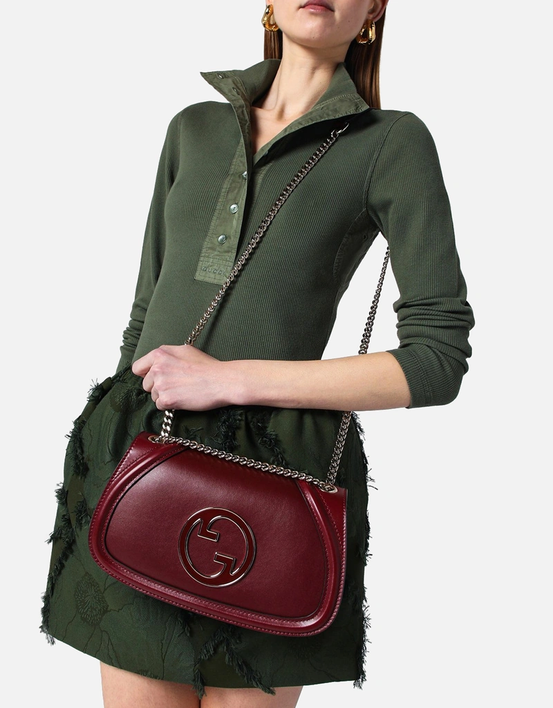 Gucci ブロンドミディアムレザーショルダーバッグ (すべての新品