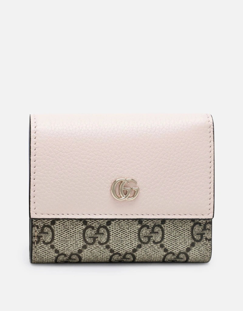Gucci バイカラーGGスプリームミニウォレット (財布とカードホルダー