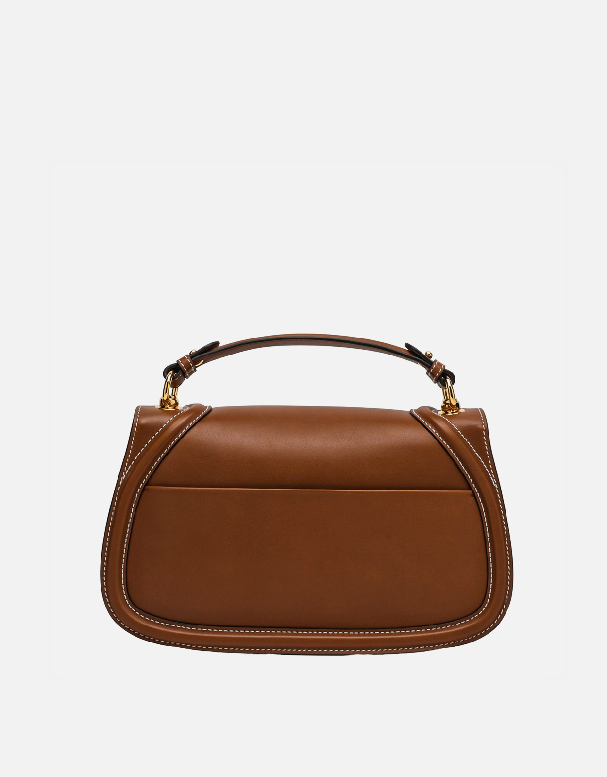 Gucci ブロンドリーラージスムースレザートップハンドルバッグ (すべて