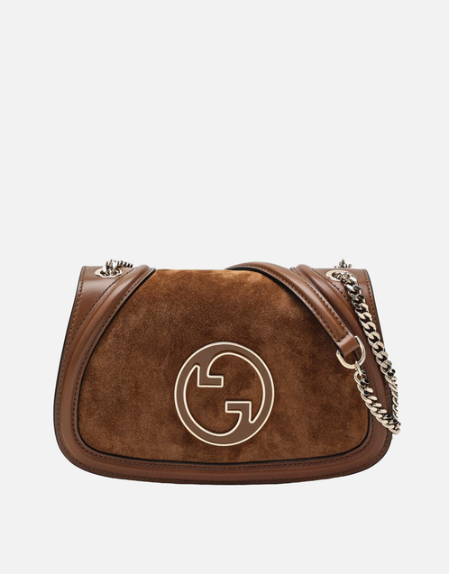 Gucci ブロンドミディアムスエードクロスボディバッグ (すべての新品