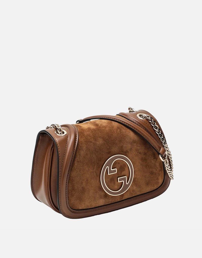 Gucci ブロンドミディアムスエードクロスボディバッグ (すべての新品