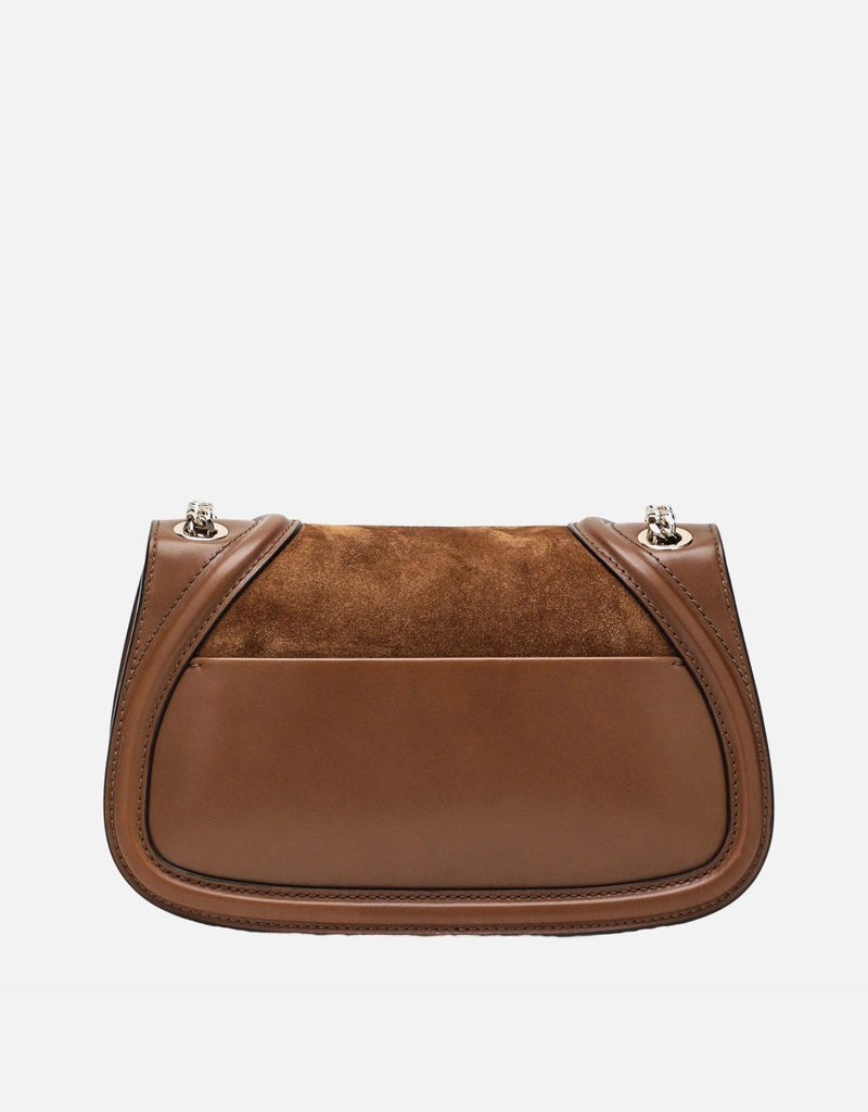 Gucci ブロンドミディアムスエードクロスボディバッグ (すべての新品