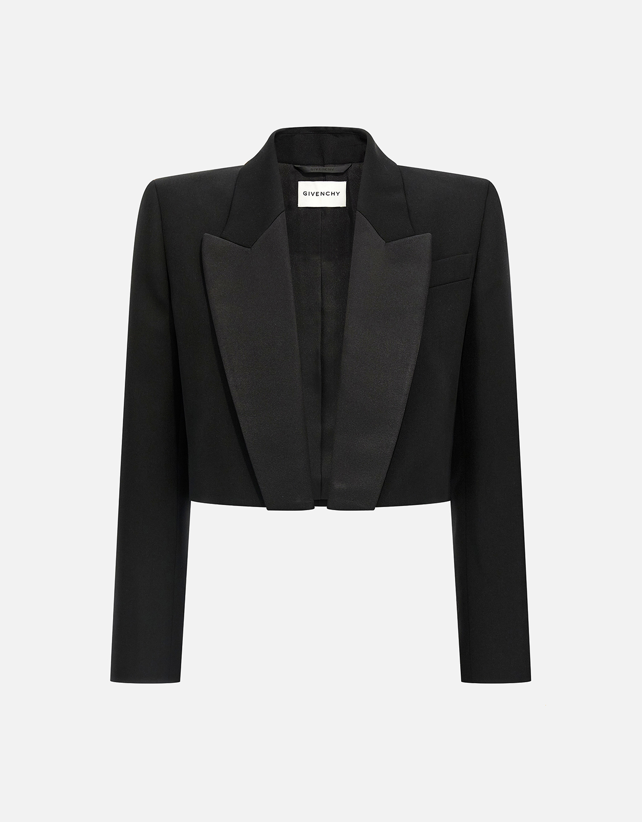 Givenchy（ジバンシィ）レディース ケープジャケット タキシードジャケット Givenchy ウール クロップド タキシード ジャケット (すべての新品