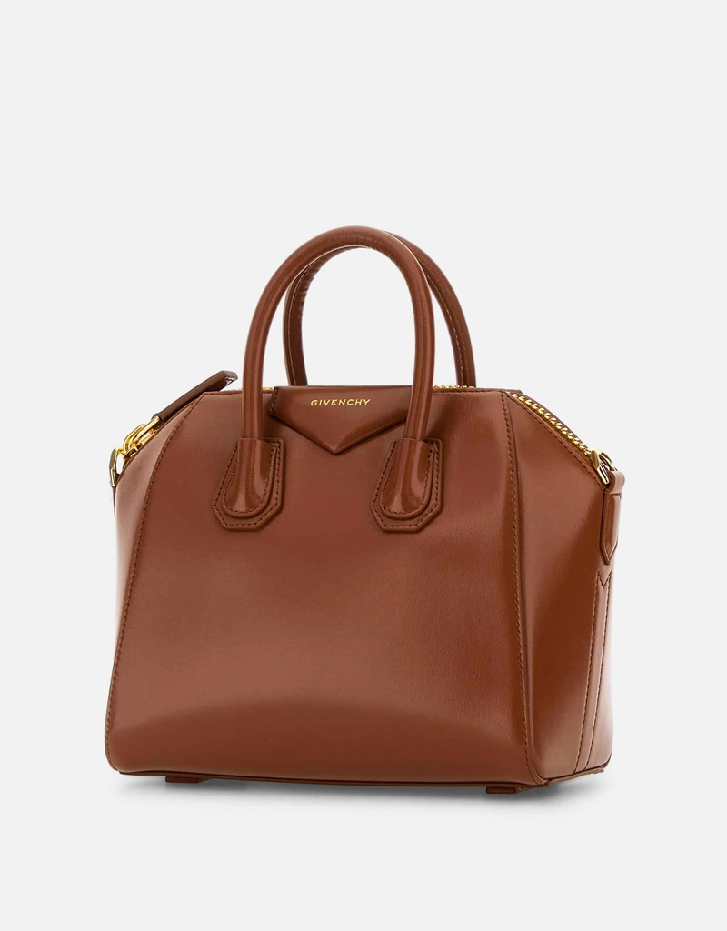Givenchy ミニアンティゴナボックスカーフレザーハンドバッグ