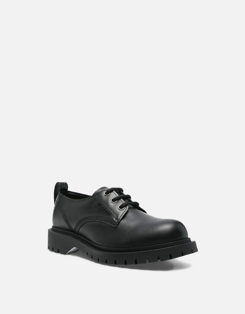 Givenchy メンズ レザー チャンキー ダービーシューズ (すべての新品