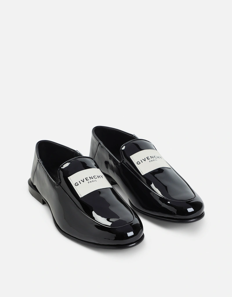 Givenchy パテントカーフレザーレーベルローファー (すべての新品