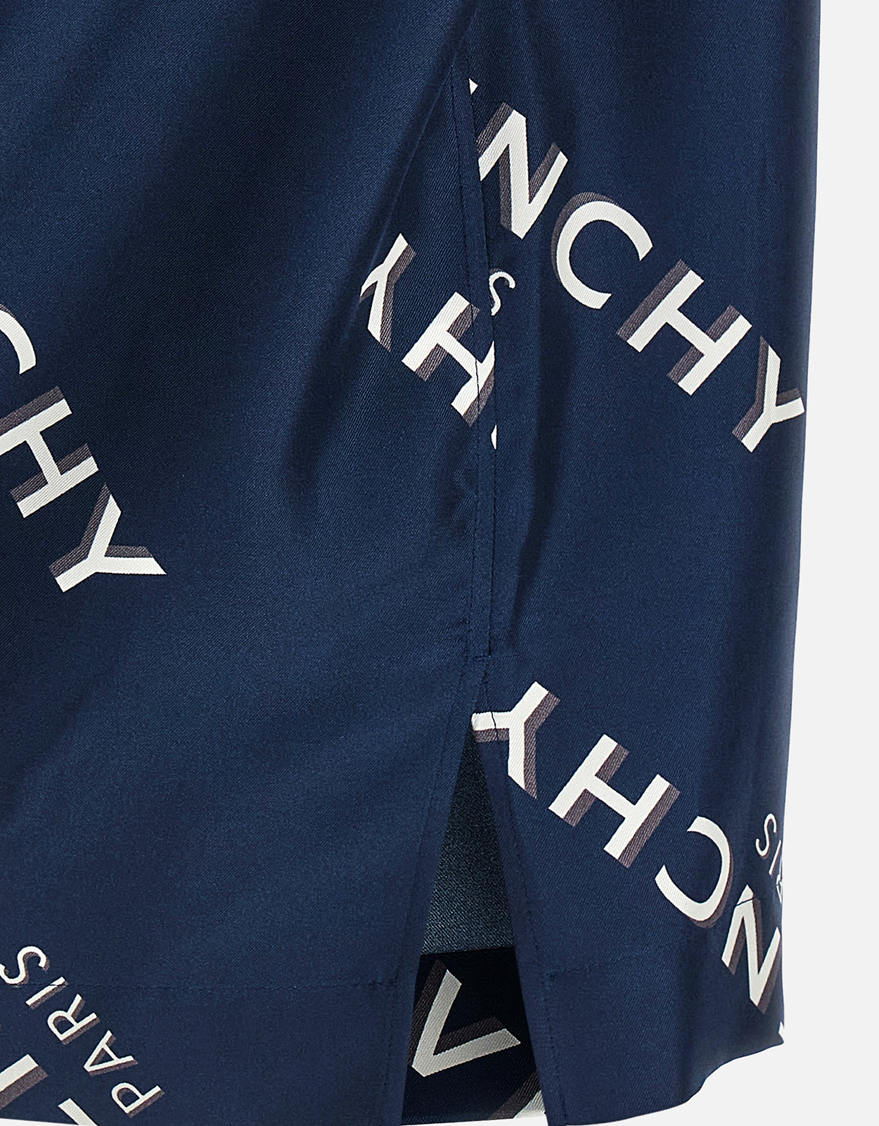 Givenchy メンズシャドウシルクプリントリラックスフィットシャツ