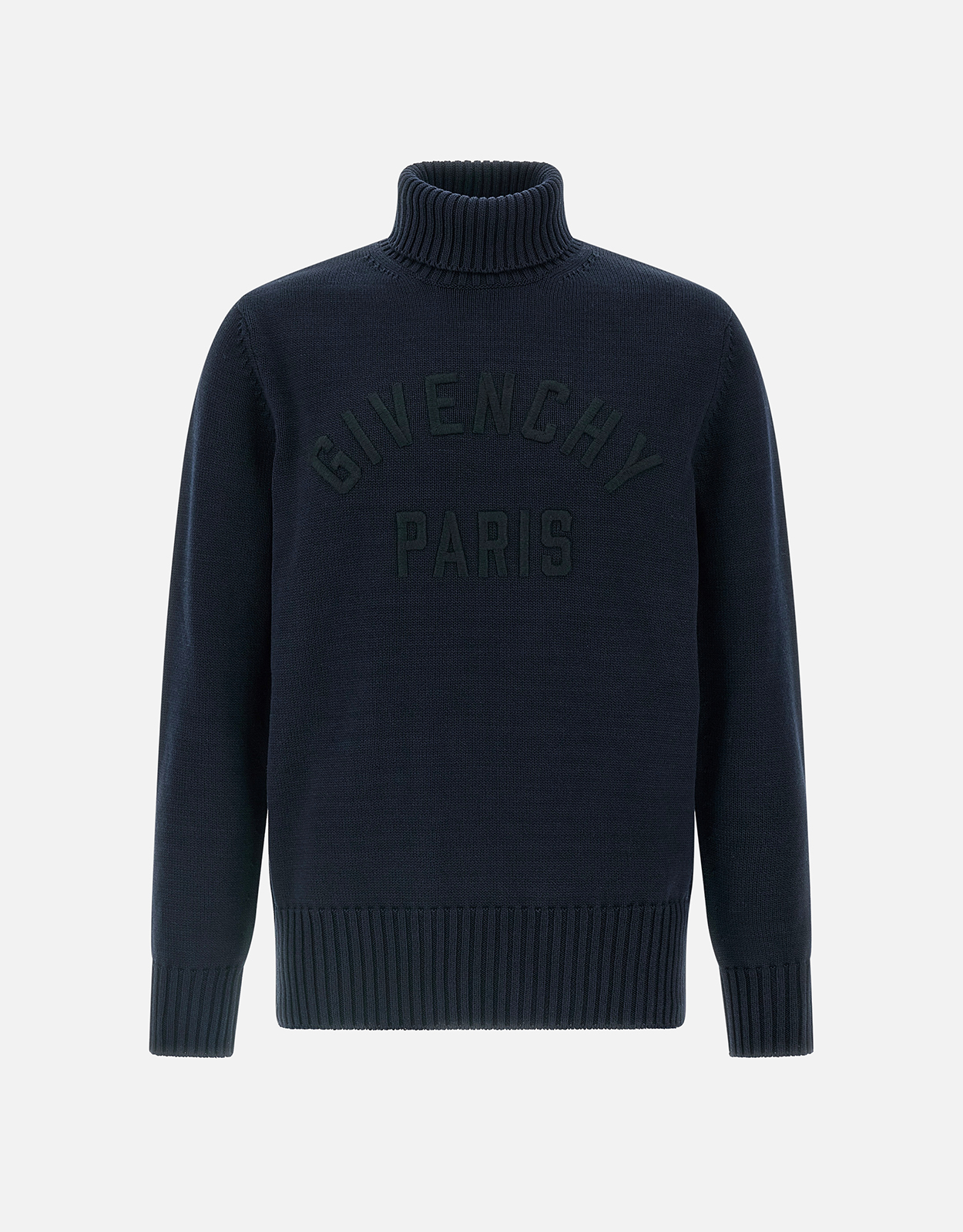 Givenchy メンズコットン刺繍タートルネックリラックスフィット