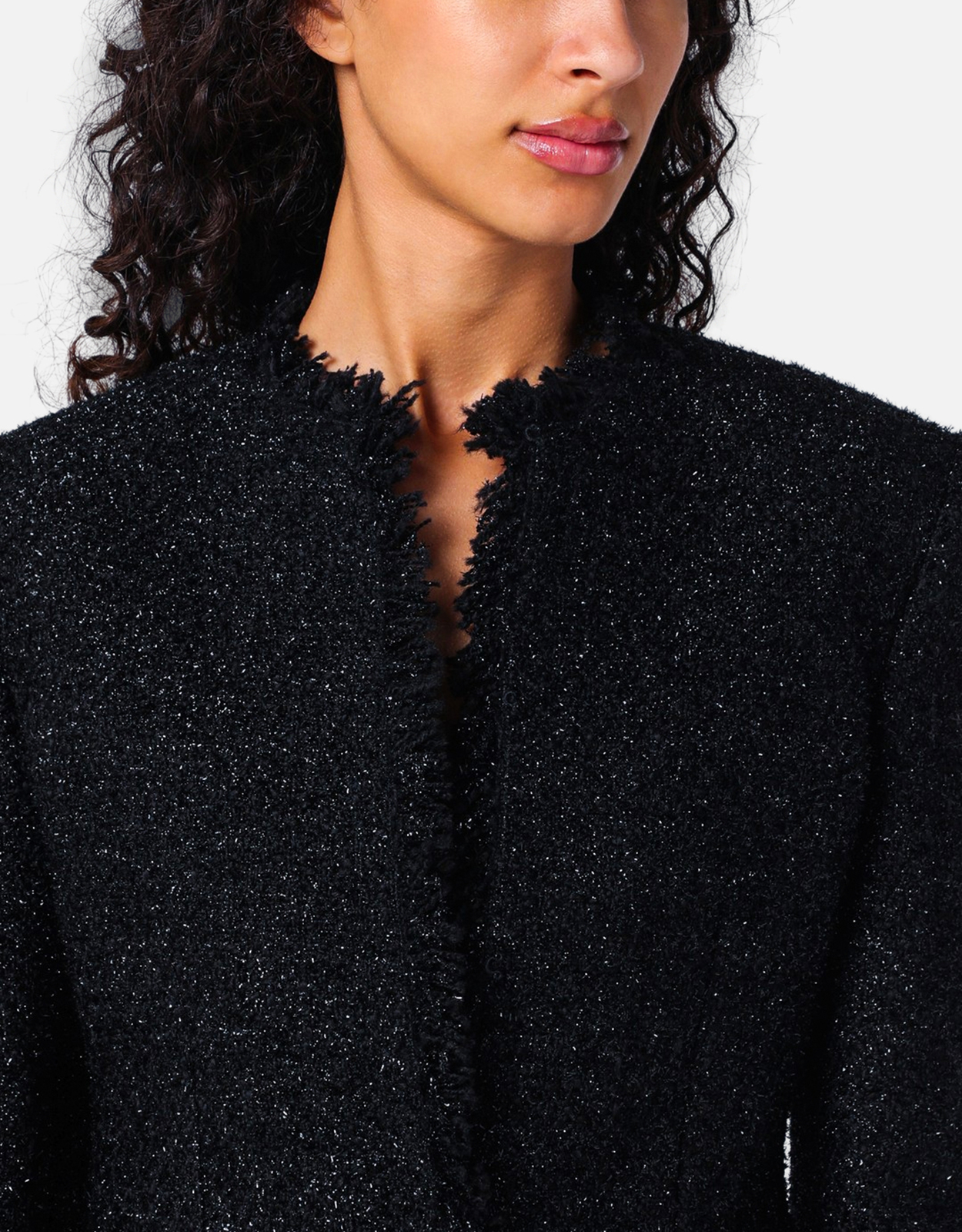 Givenchy ブラックツイードとラメジャケット (すべての新品) IFCHIC.COM