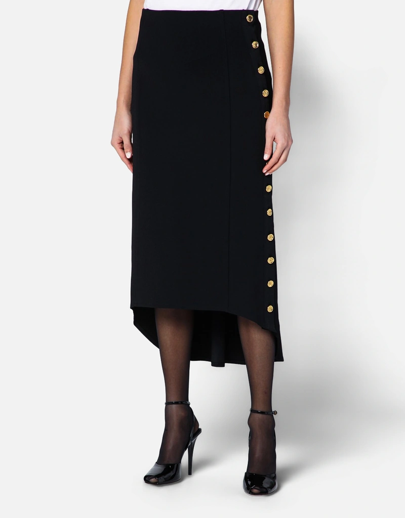 Givenchy ブラックMilanステッチボタンスカート (ドレス) IFCHIC.COM