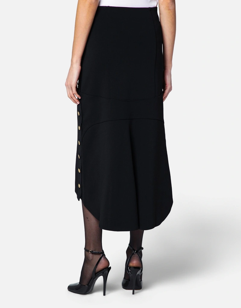 Givenchy ブラックMilanステッチボタンスカート (ドレス) IFCHIC.COM