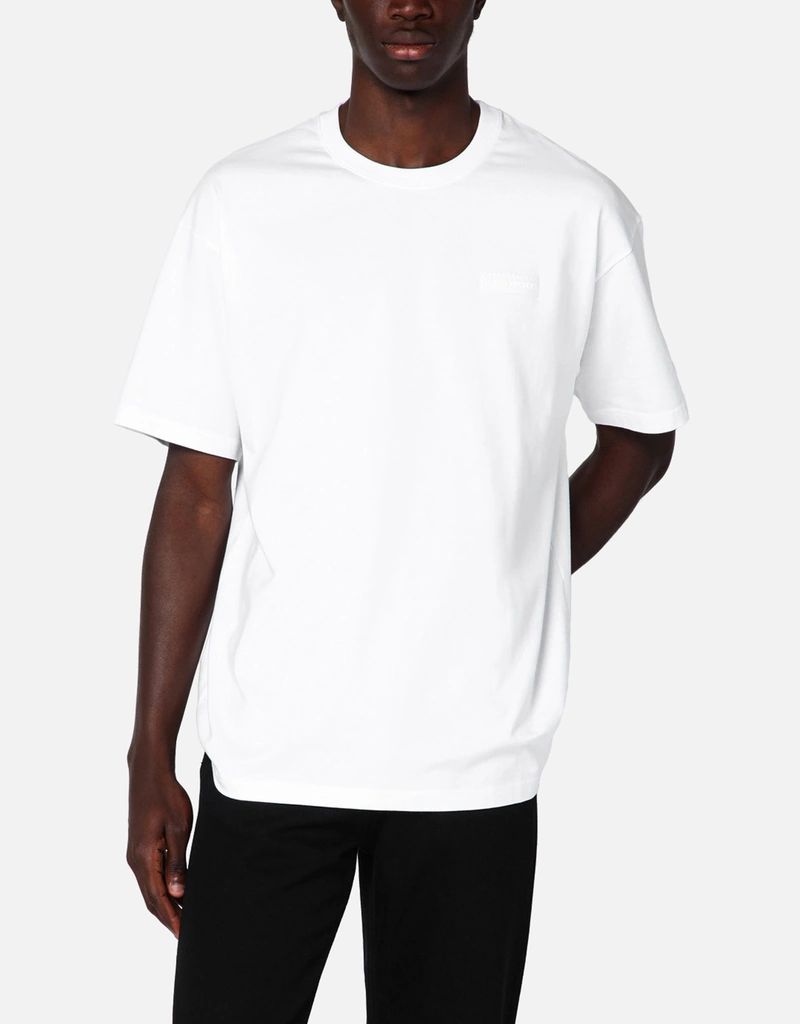 Givenchy メンズコットンTシャツロゴパッチ付き (シャツ) IFCHIC.COM