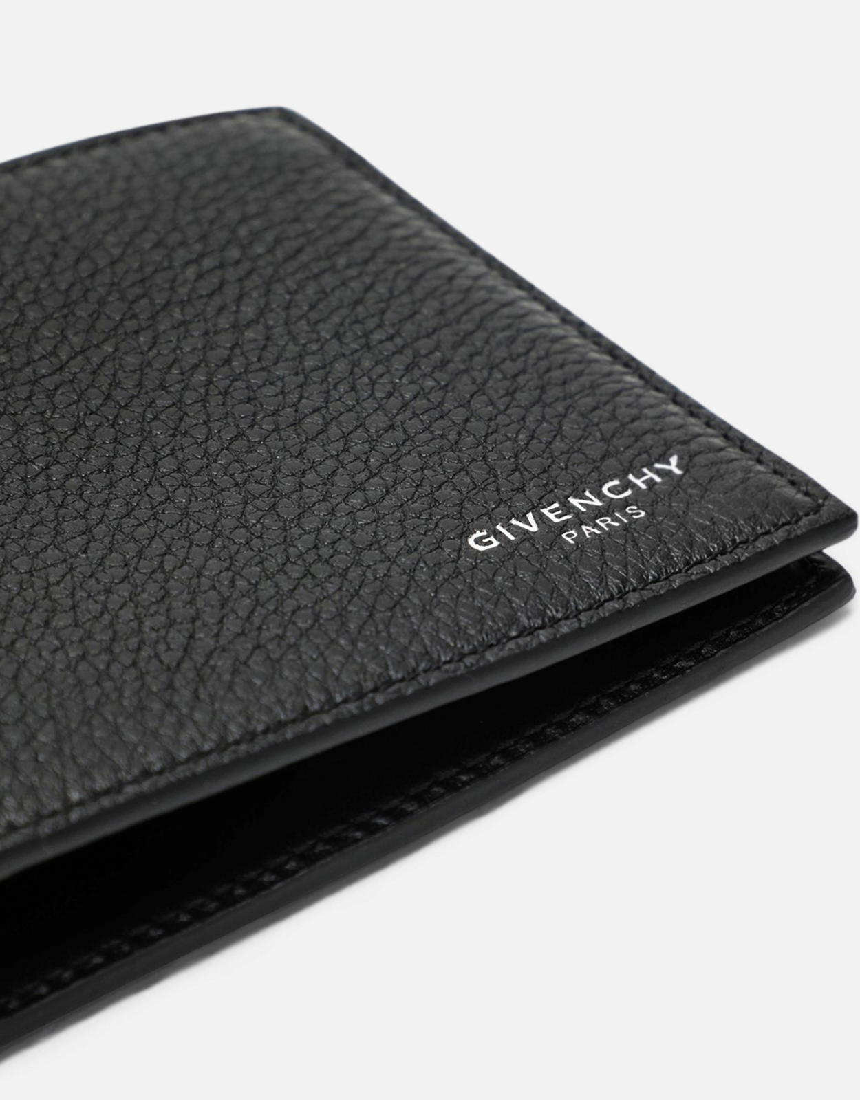 Givenchy Men's Black Leather Bi-Fold Wallet (Accessories,Wallets
