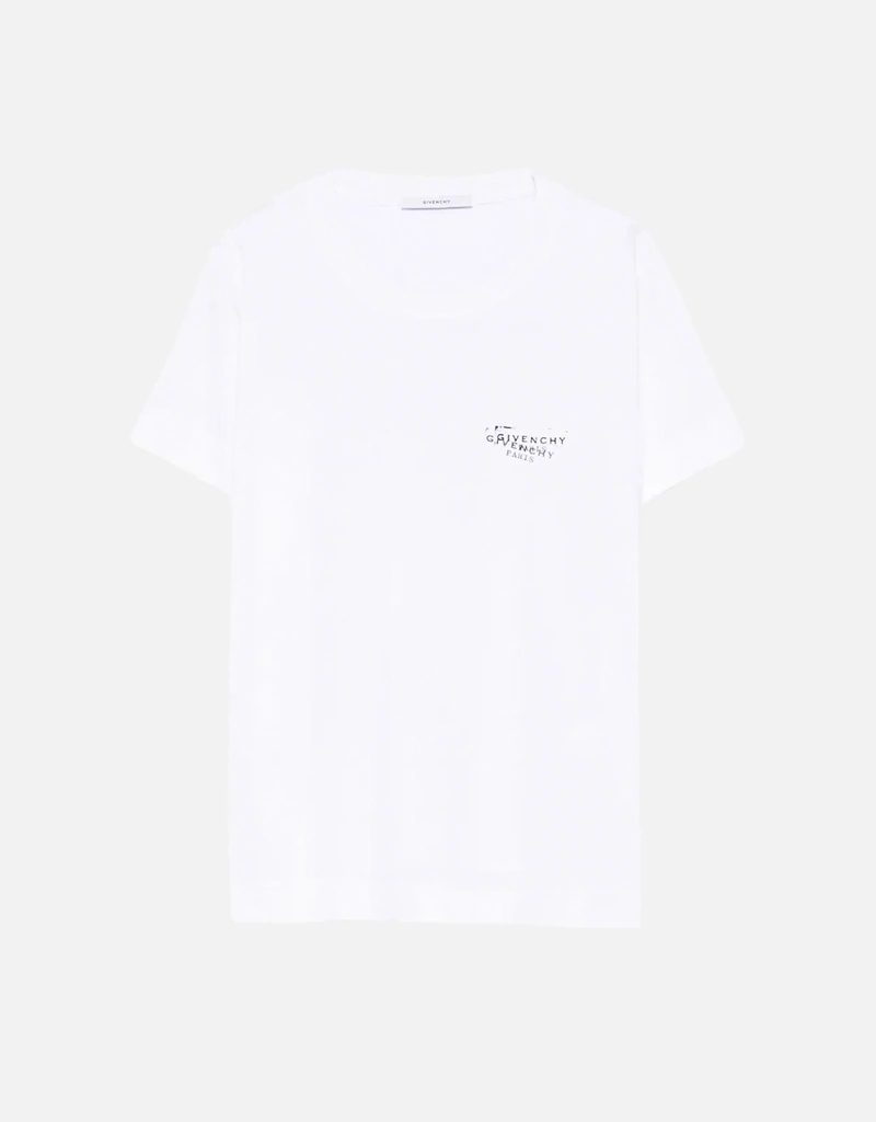 Givenchy ロゴプリントコットンフィットTシャツ (すべての新品) IFCHIC.COM