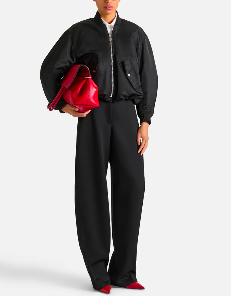 GIVENCHY クロップドジャケット ブラック Givenchy クロップド ボンバージャケット | ブラック | FARFETCH JP