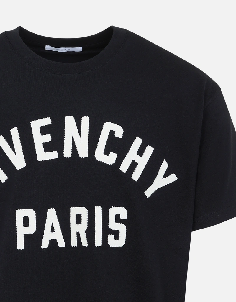 GIVENCHY ブラック Tシャツ Givenchy T-Shirt - Schwarz - Schwarz - Herren|BM716G3YCD001
