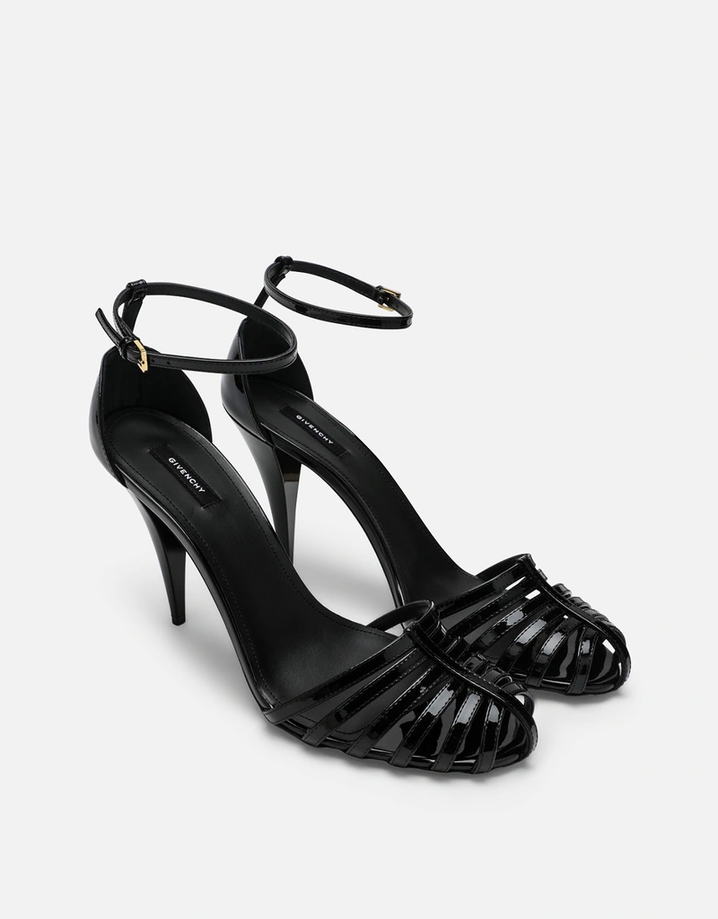 Givenchy パテントレザーケージヒールサンダル (すべての新品) IFCHIC.COM