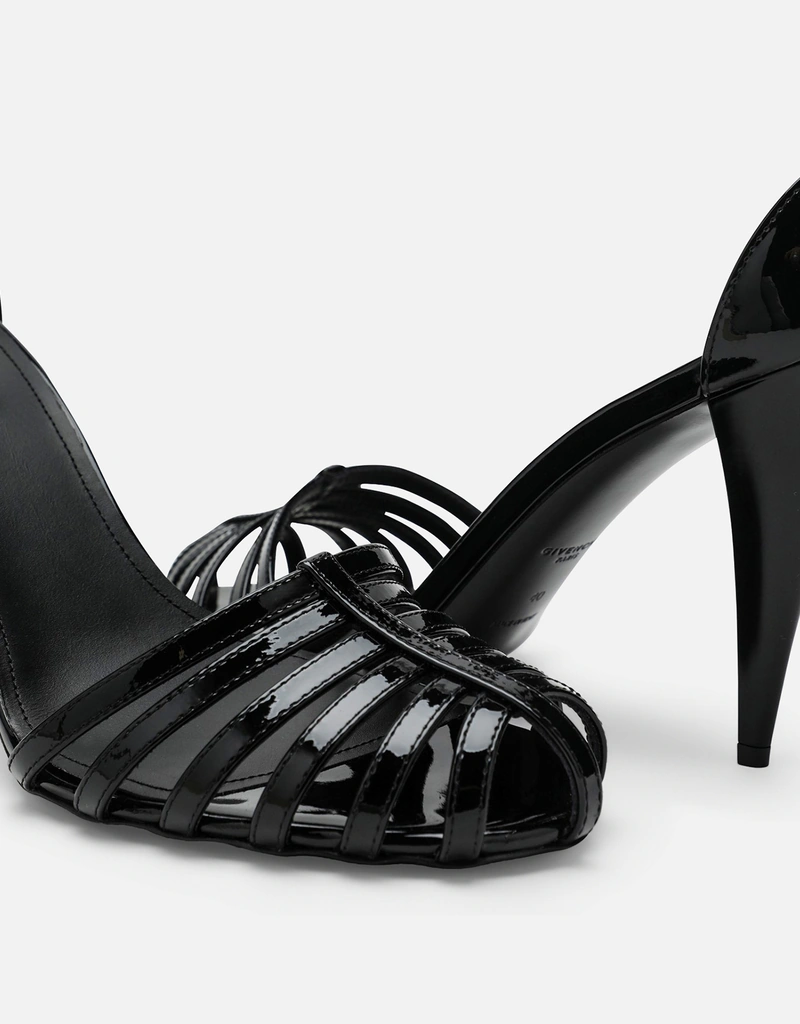 Givenchy パテントレザーケージヒールサンダル (すべての新品) IFCHIC.COM