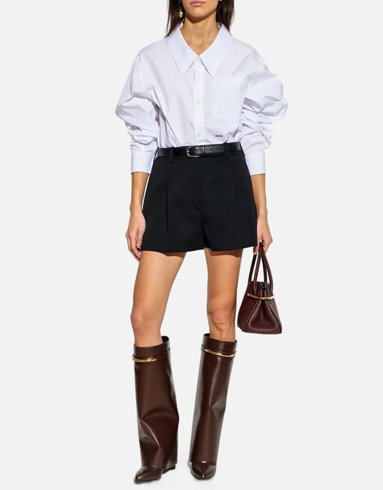 Givenchy プリーツウールショーツ (ショートパンツ) IFCHIC.COM