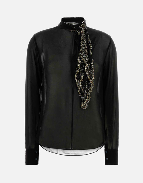 Isabel Marant 透け感シルクジョーゼットElauraブラウス (すべての新品