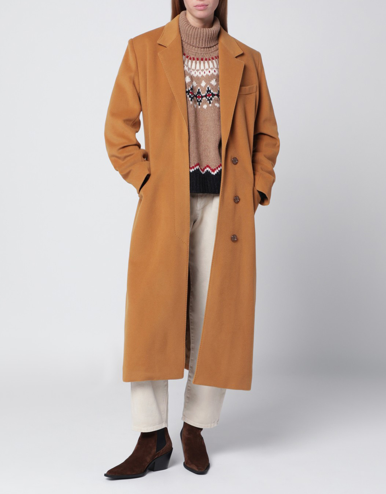 Isabel Marant Camel wool blend coat