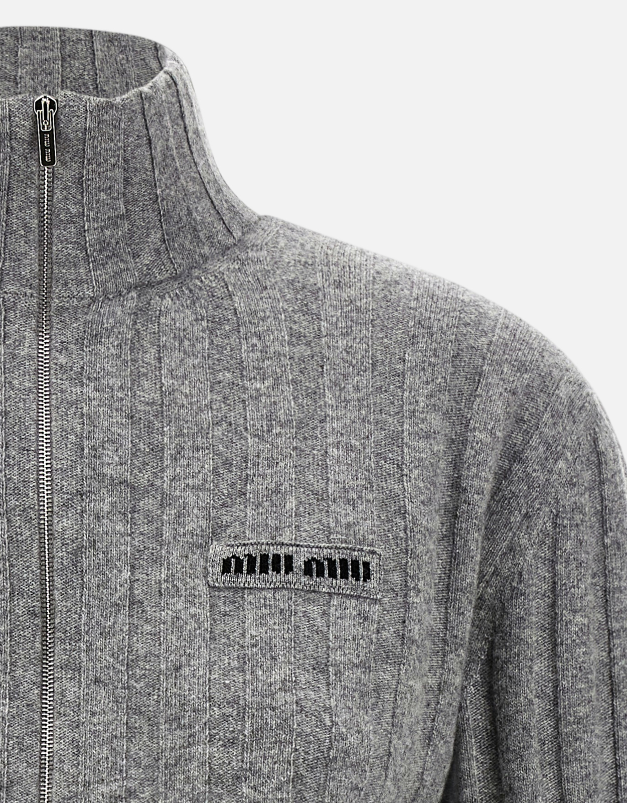 Miu Miu クロップドウールキャッシュミアカーディガン (すべての新品